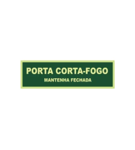 Placas Porta Corta Fogo